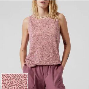 Athleta Breezy Camisole in Pink Animal Print